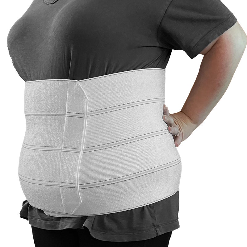 MARS WELLNESS Premium Plus Size Bariatric Abdominal Binder - 9" 3 Section/Panel - Bariatric Binder Abdominal Brace for Men or Women - XL - Up to 45" - Image 1